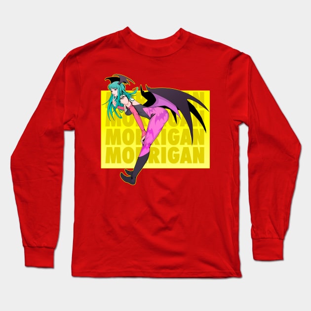 Morrigan Aensland Long Sleeve T-Shirt by NeM.DG